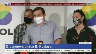 TB predstaviteľov strany Spolu o diplomovej práci Borisa Kollára