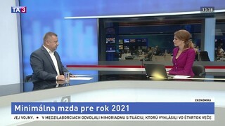 HOSŤ V ŠTÚDIU: M. Hošták o minimálnej mzde pre rok 2021