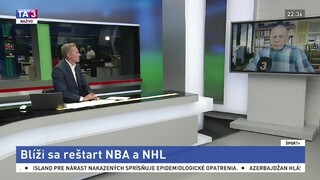 Spolupracovník TA3 I. Teleky o reštarte NBA a NHL