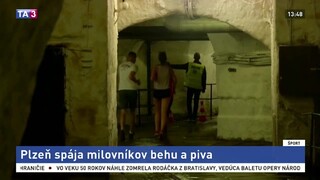 Spojili sa milovníci športu a zlatého moku, konal sa Pivný beh