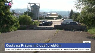 Dokončenie cesty na Pršany opäť sprevádzajú komplikácie