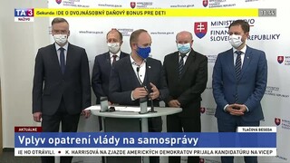 TB ministra E. Hegera a ZMOS o vplyve opatrení na samosprávy