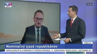 ŠTÚDIO TA3: Dekan B. Kováčik o nominačnom zjazde republikánov