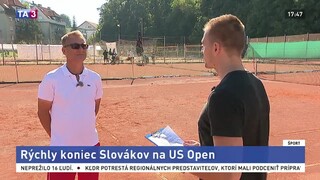 Tréner Š. Čižmarovič o  rýchlom konci Slovákov na US Open