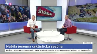 ŠTÚDIO TA3: P. Privara o nabitej jesennej cyklistickej sezóne