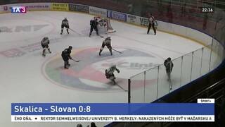 Slovan na úvod suverénne rozdrvil Skalicu, uštedril jej osem gólov