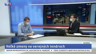 HOSŤ V ŠTÚDIU: Predseda ÚPVO J. Tkáč o zmenách vo verejných tendroch