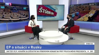 ŠTÚDIO TA3: poslankyňa EP M. Lexmann o situácii v Rusku