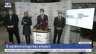 TB M. Krajčího, J. Mikasa a P. Jarčušku o aktuálnej epidemiologickej situácii