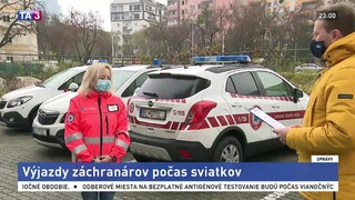 Alkohol i pyrotechnika. Záchranári majú rušno i počas sviatkov