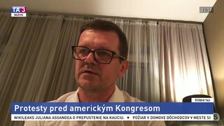 Exveľvyslanec SR v USA P. Kmec o protestoch pred Kongresom