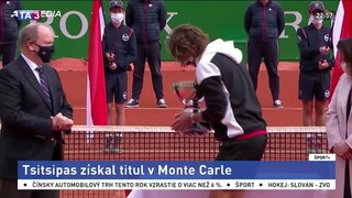Tsitsipas vyhral vysoko hodnotený turnaj v Monte Carle