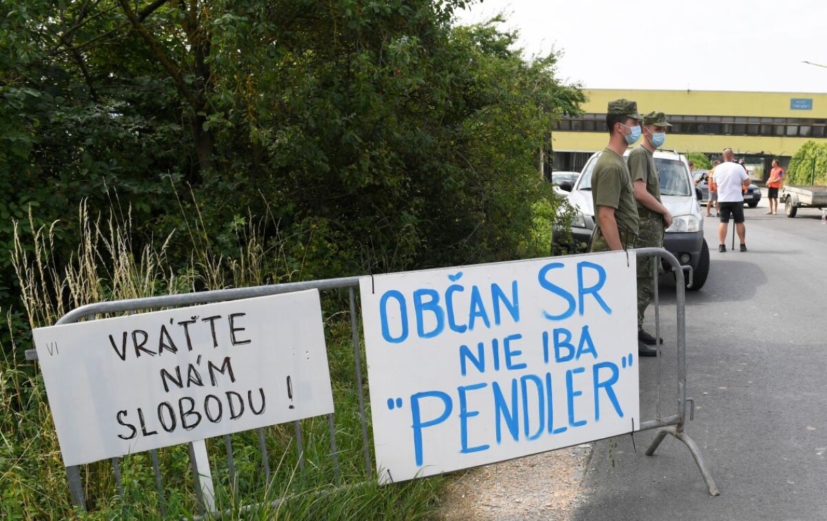 Protest na hraničnom priechode Milhosť.