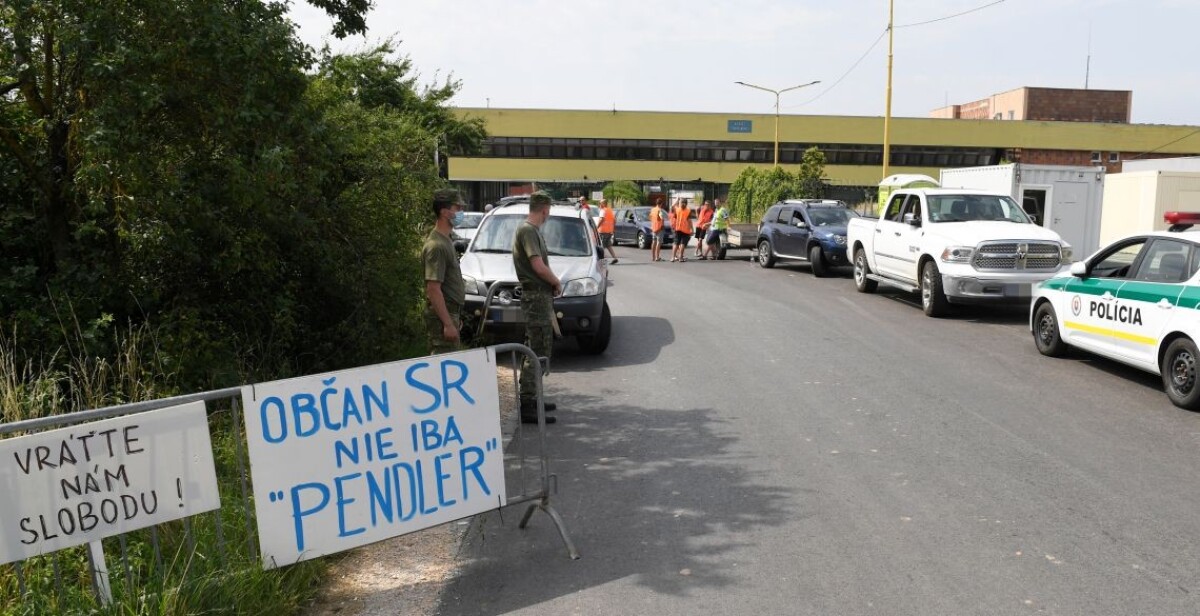 Protest na hraničnom priechode Milhosť.