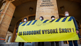 Protestný pochod za slobodné vysoké školy