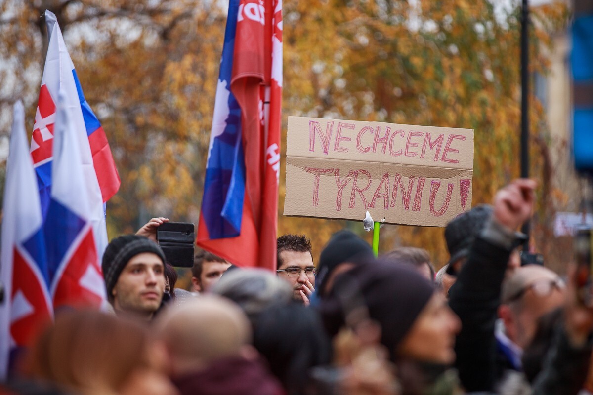 Protest hnutie republika