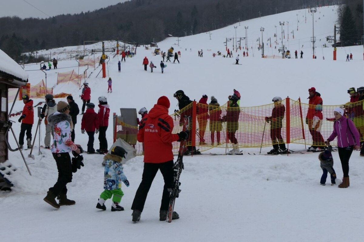 Lyžovačka vo Valčianskej doline