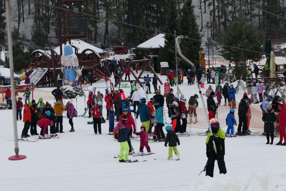 Lyžovačka vo Valčianskej doline