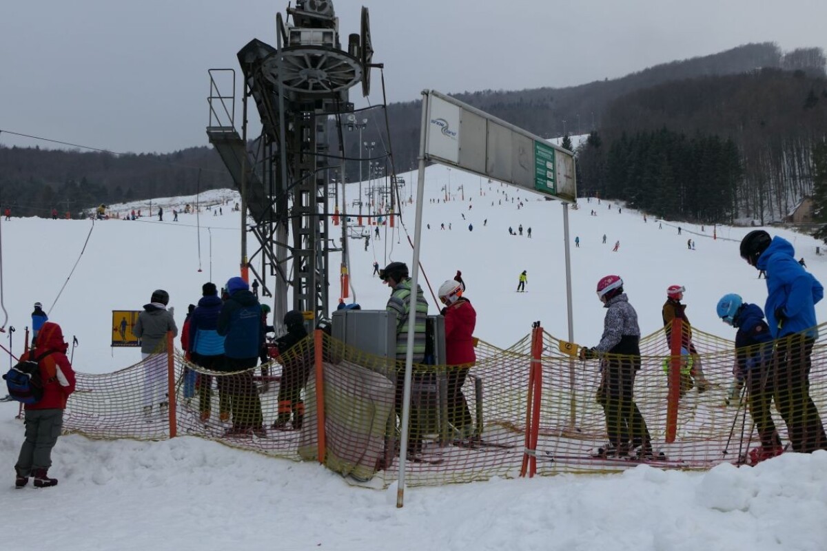 Lyžovačka vo Valčianskej doline