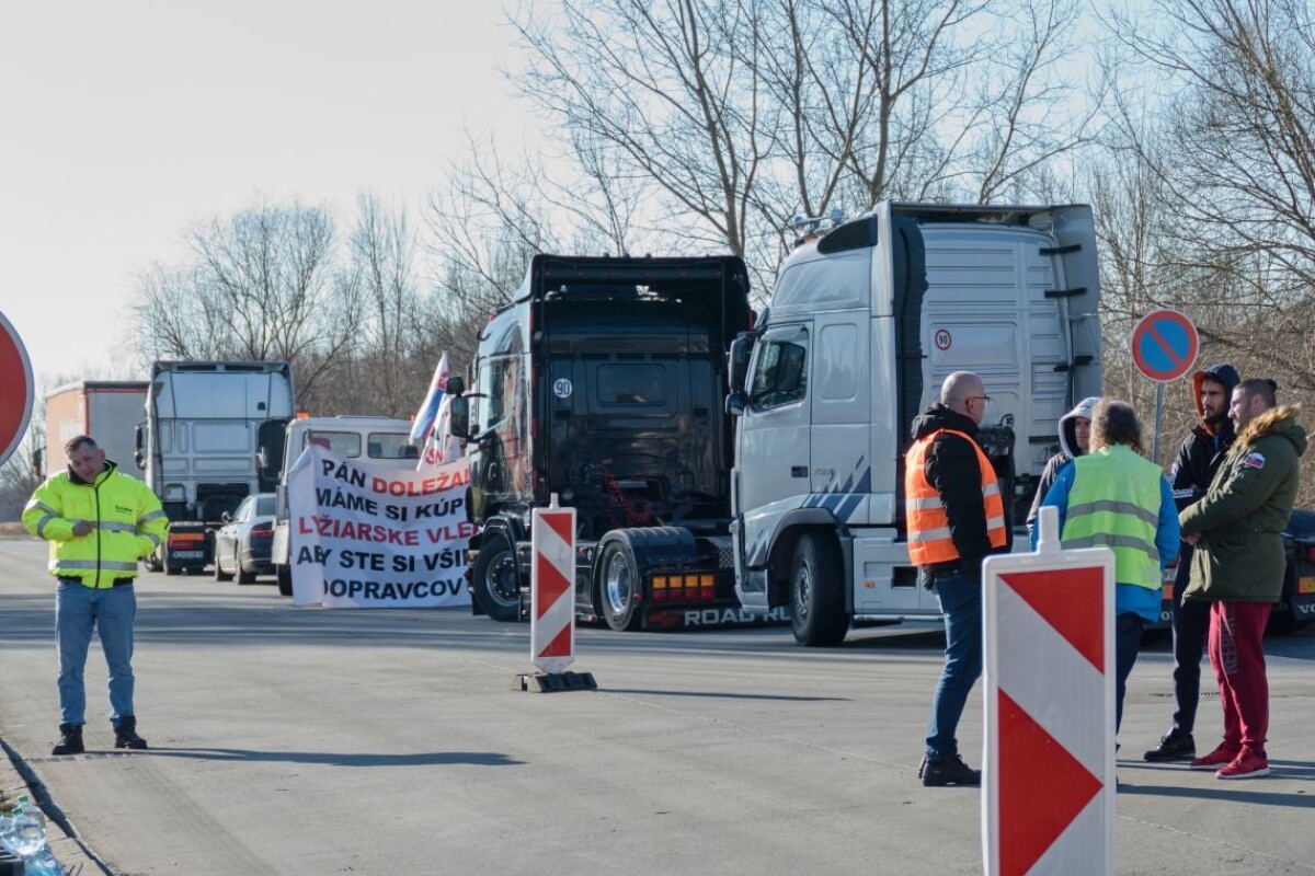 Protest autodopravcov