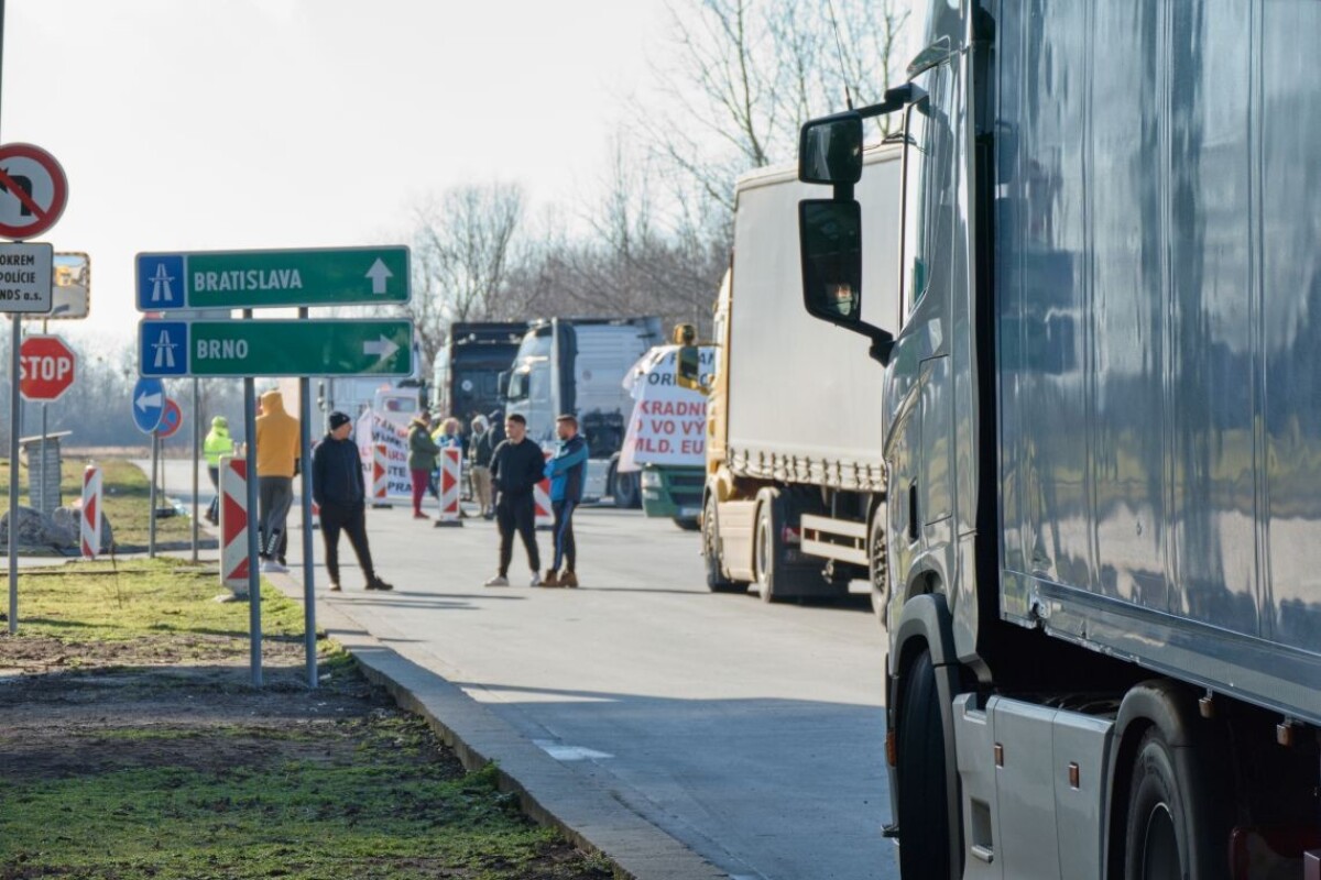 Protest autodopravcov