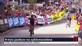 Na cyklomaratóne štartovalo viac ako 4-tisíc jazdcov. Posledný prišiel do cieľa po 14 hodinách