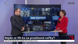 Nájde sa 90-ka na predčasné voľby?