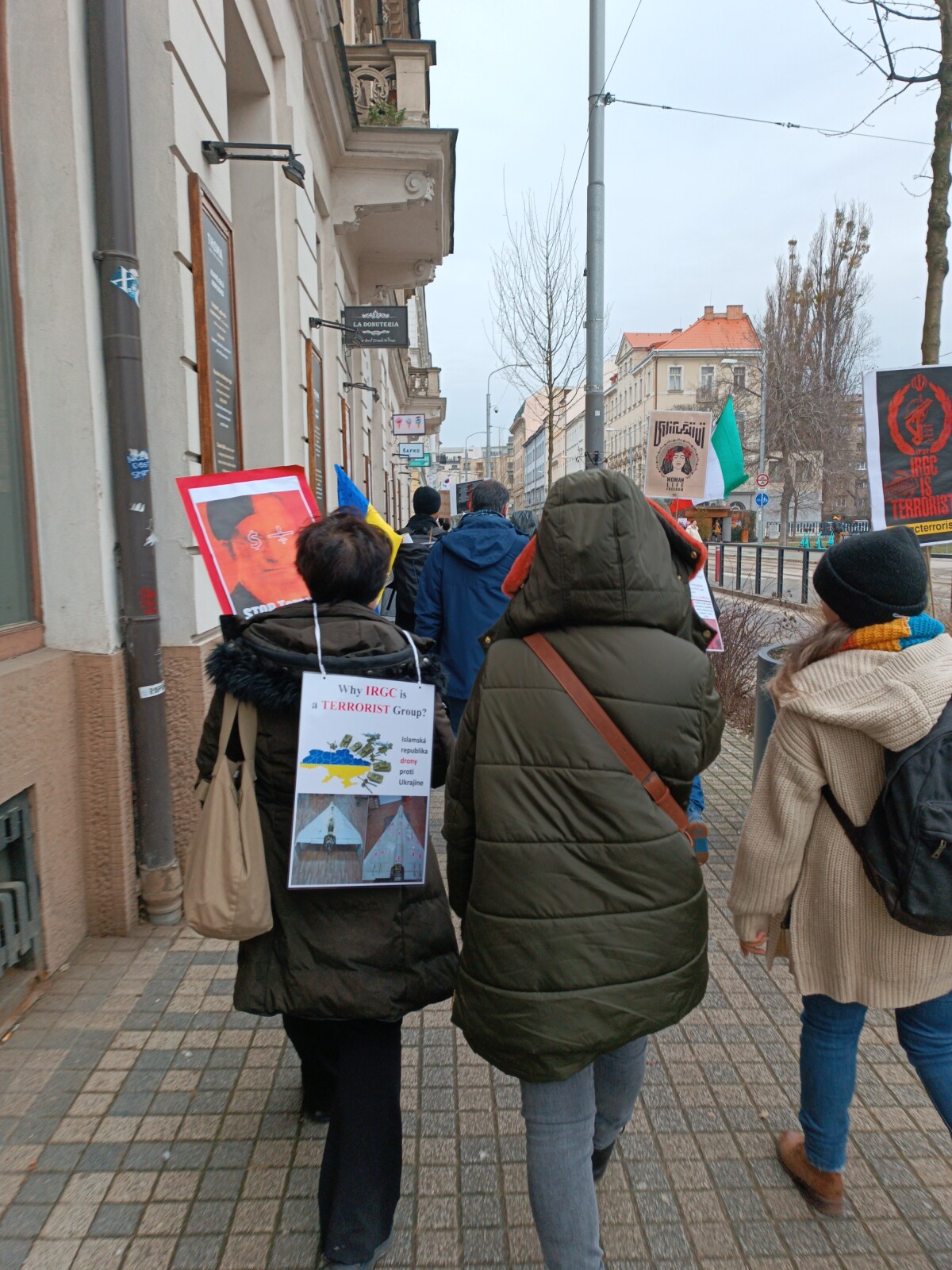 Iran protest Bratislava