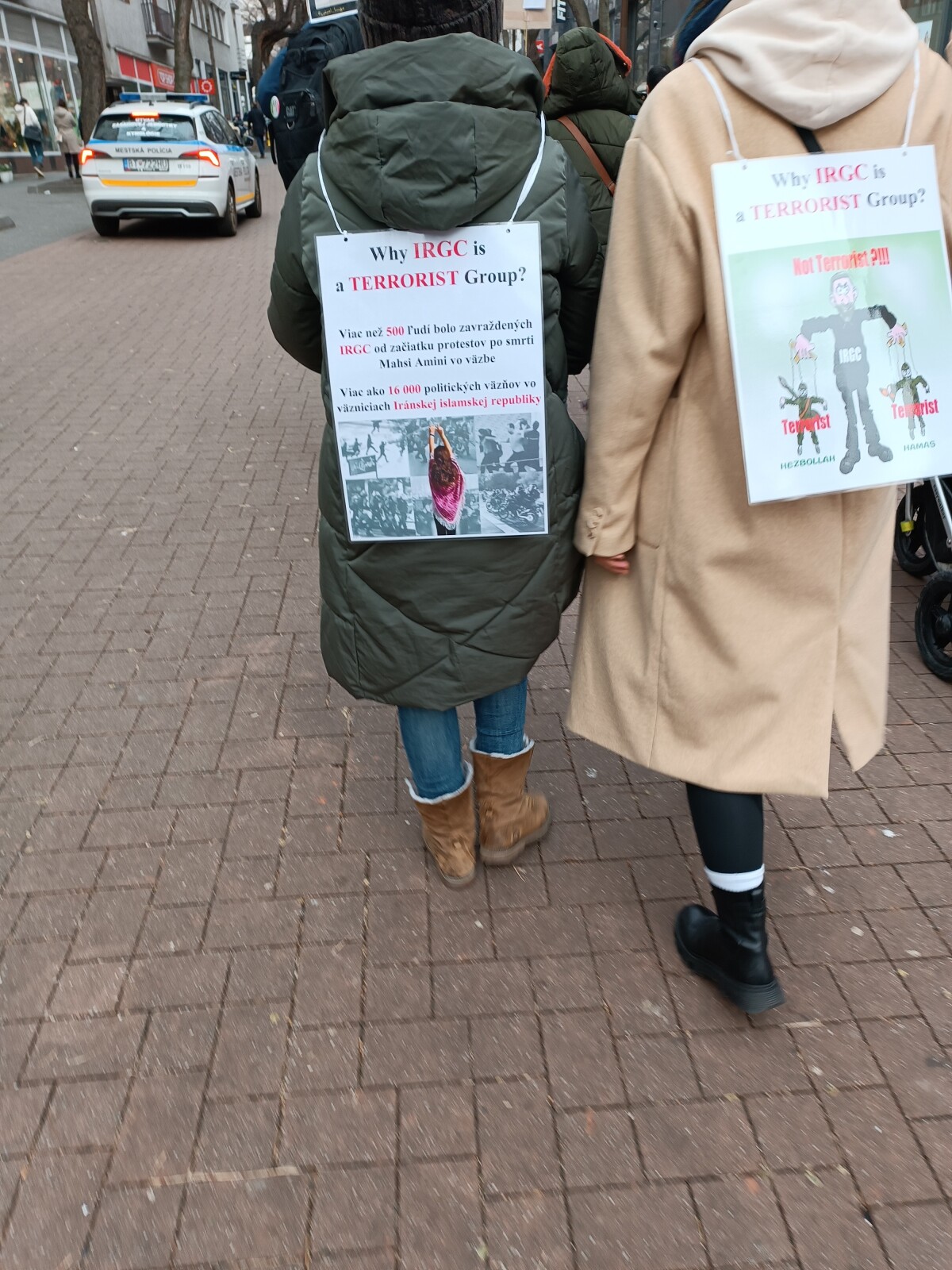 Iran protest Bratislava