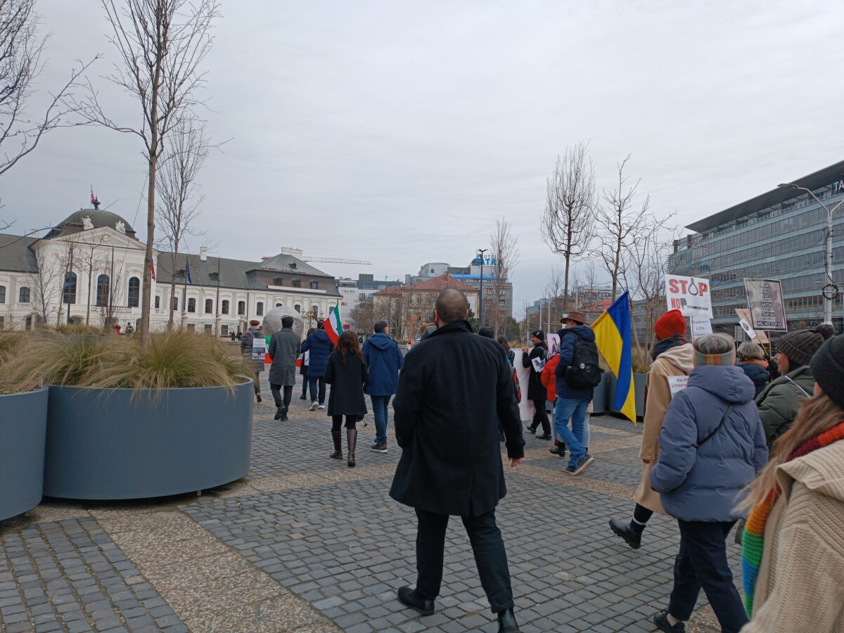 Iran protest Bratislava