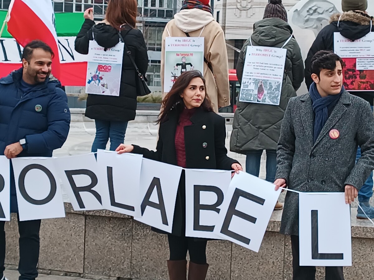 Iran protest Bratislava