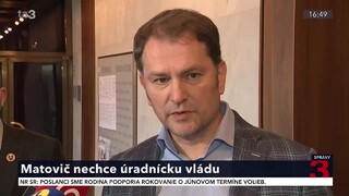 TB hnutia OĽANO s vyjadrením I. Matoviča k situácii o termíne predčasných volieb