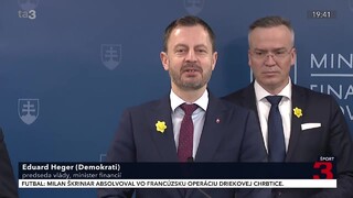 TB predsedu vlády E. Hegera a štátneho tajomníka ministerstva financií M. Klimeka o hospodárení štátu