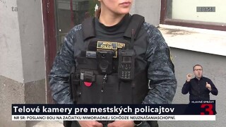 Bratislavskí policajti dostali telové kamery, zaznamenávať majú sporné zákroky