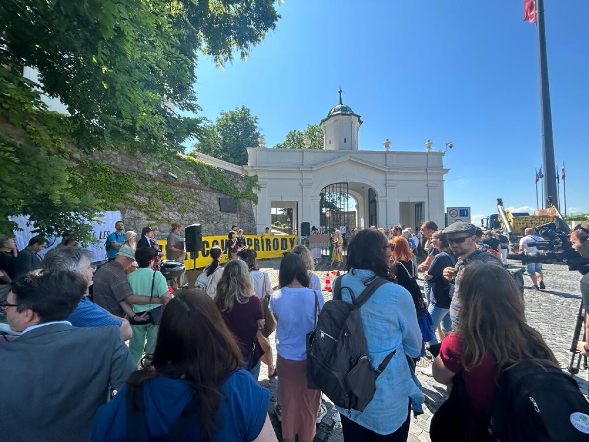 Protest klimatických aktivistov