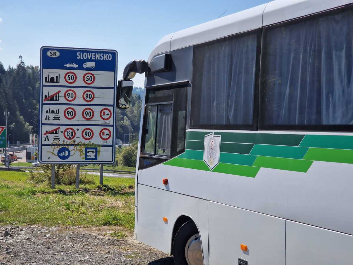 Migranti na slovensko-poľskej hranici.