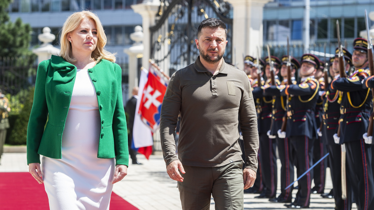 Prezidenti Zelenskyj a Čaputová