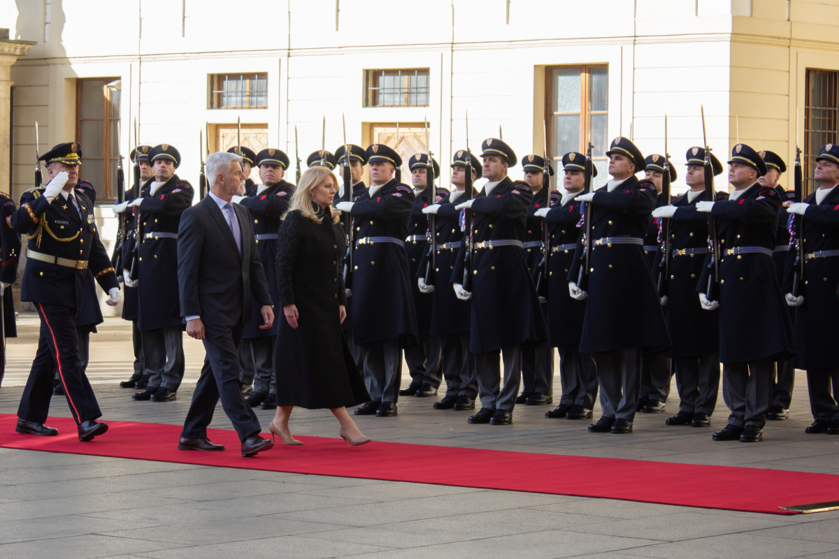 Zuzana Čaputová v Prahe