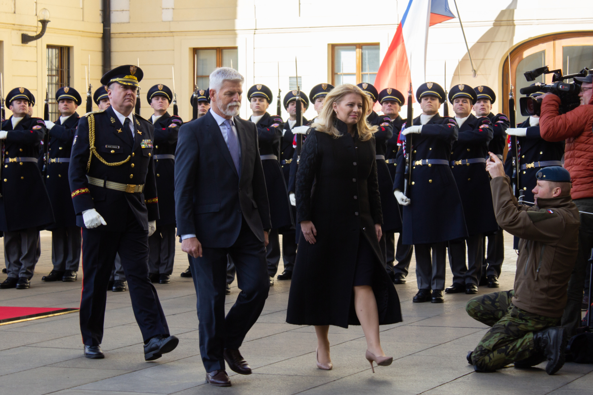 Zuzana Čaputová v Prahe