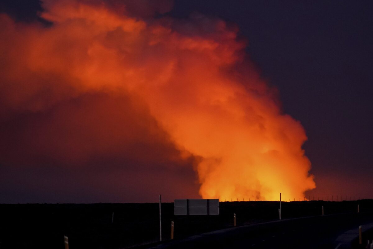 Erupcia na Islande