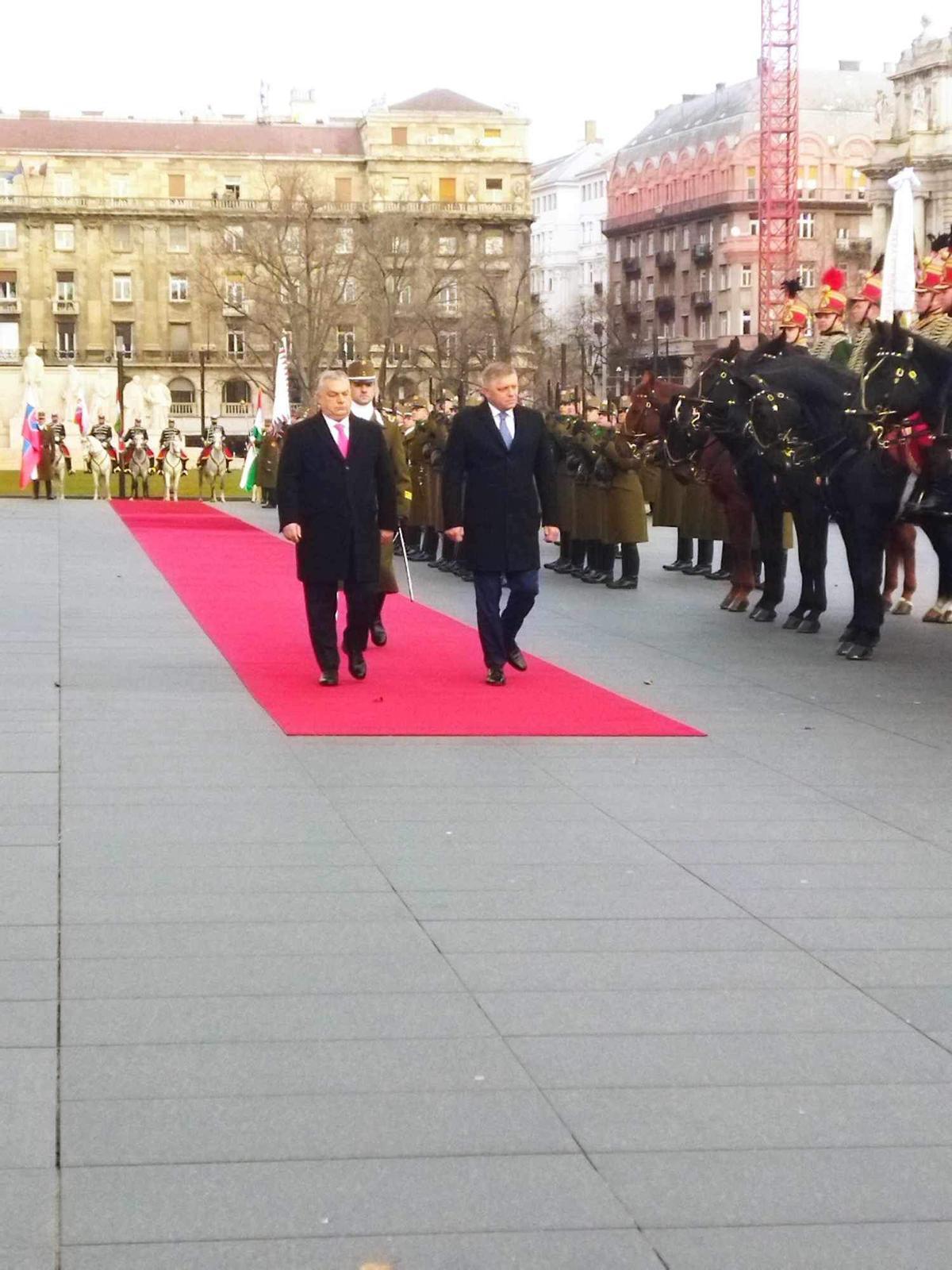 Robert Fico po rokovaní s Viktorom Orbánom