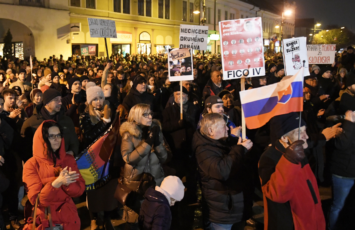 Protest v Košiciach