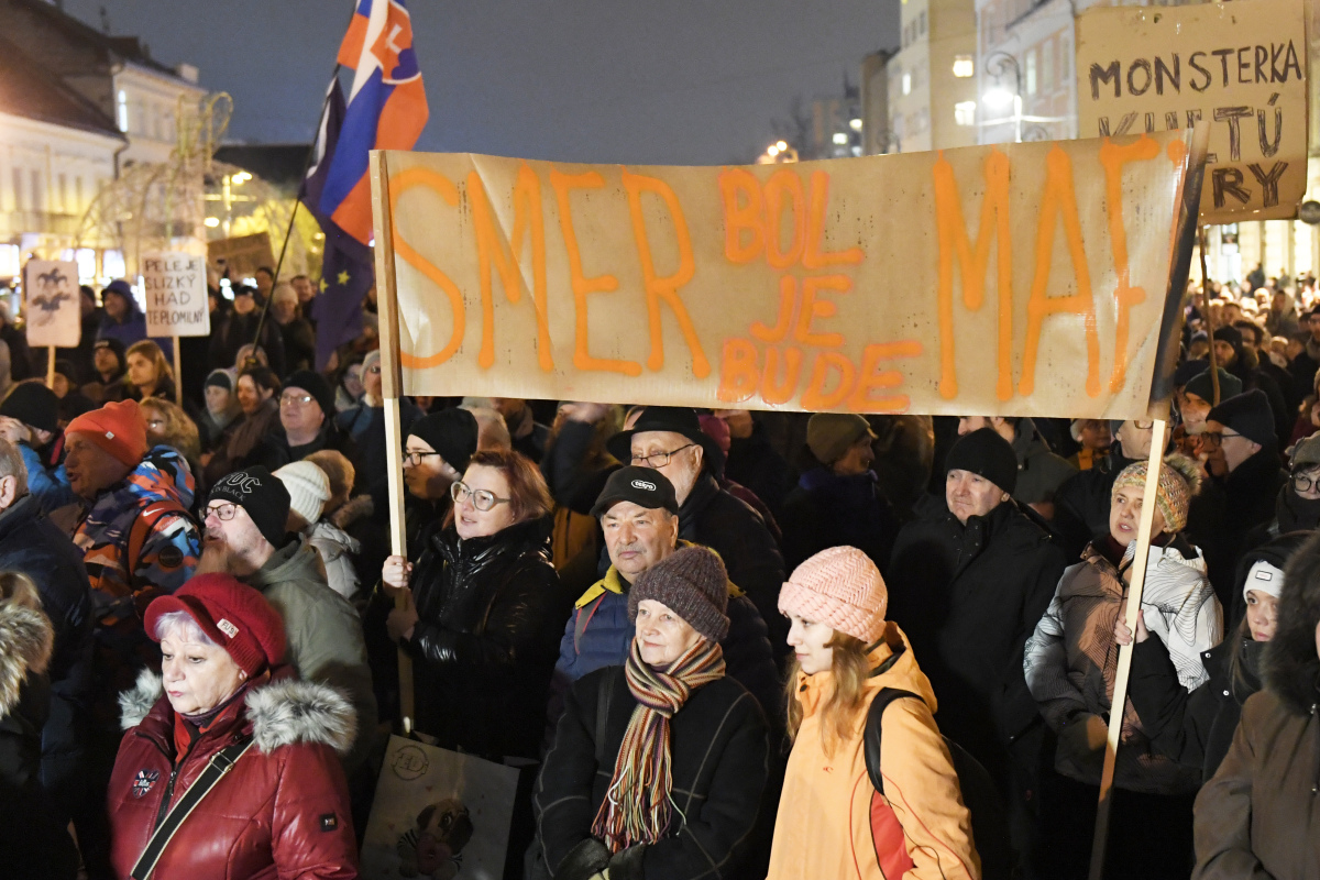 Protest v Košiciach