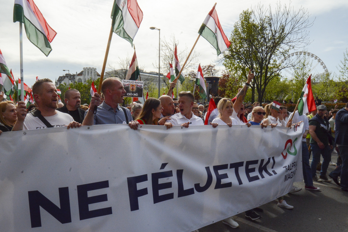 protesty proti Orbánovi