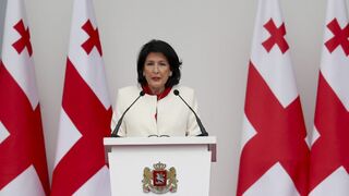 Gruzínsko prezidentka Salome Zurabišviliová