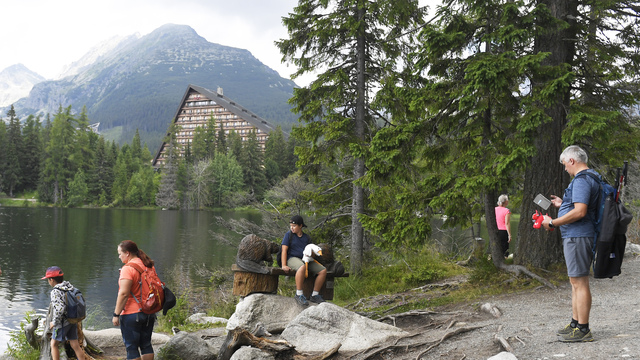 pleso, Tatry, turisti