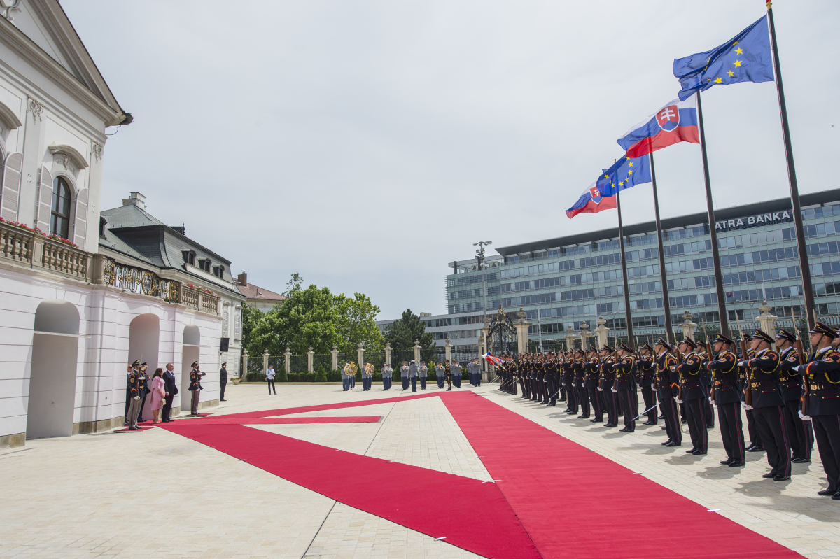 Andrej Kiska inaugurácia Zuzana Čaputová