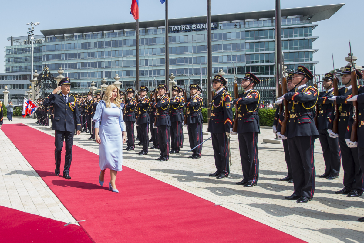 prezidentka Zuzana Čaputová symbolické prevzatie paláca