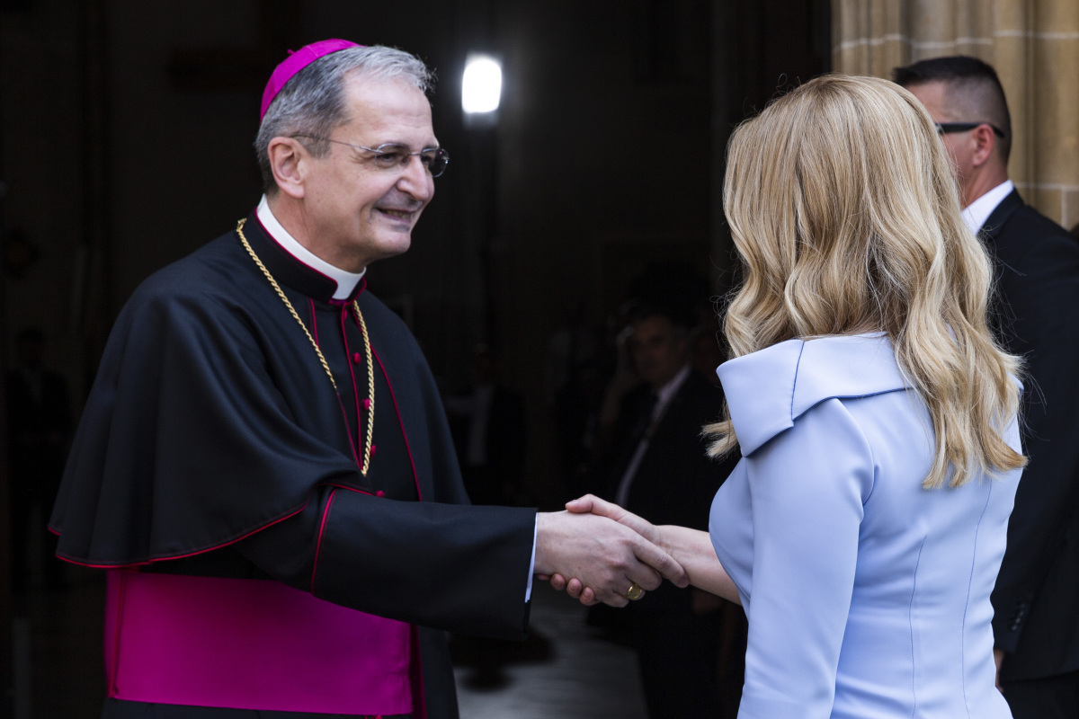 Čaputová inaugurácia omša