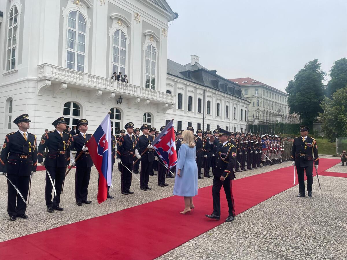 Posledná prehliadka čestnej stráže